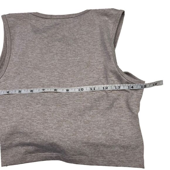 Zobha Aura Twist Crop Sleeveless Workout Tank Heather Purple Sz S Athleisure - Picture 3 of 5